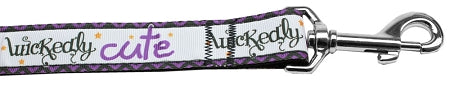 Wickedly Cute Nylon Dog Leash 3-8 Inch Wide 4ft Long GreatEagleInc