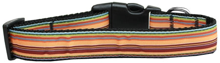 Autumn Stripes Nylon Dog Collar Xs GreatEagleInc