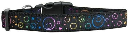 Galactic Shimmer Nylon Dog Collar Xs GreatEagleInc