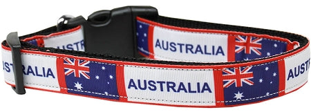 Australia Nylon Dog Collar Medium Narrow Default Title