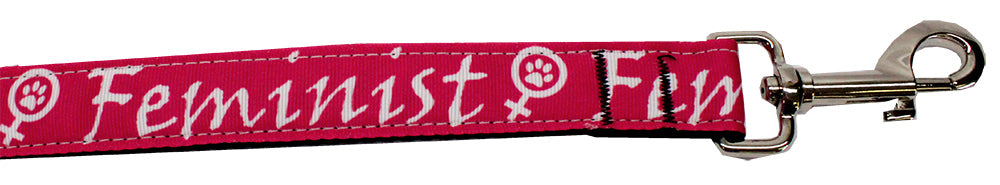 Feminist Nylon Pet Leash 5/8in By 4ft Default Title
