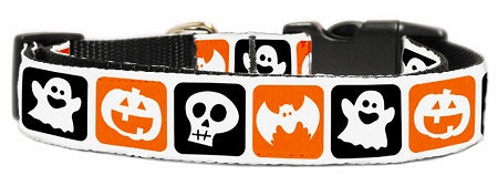 Classic Halloween Nylon Dog Collar Medium Narrow GreatEagleInc