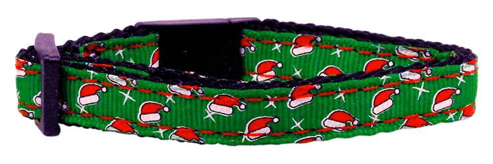 Santa Hat Nylon And Ribbon Collars Cat Safety GreatEagleInc