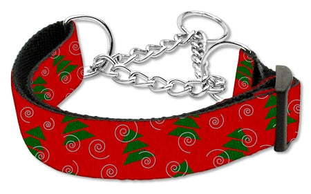 Christmas Tree Nylon Ribbon Collar Martingale Large Default Title