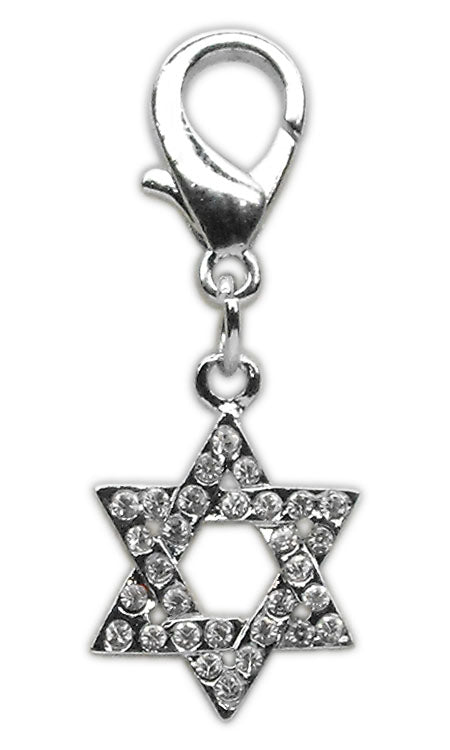 Holiday Lobster Claw Charms - Zipper Pulls Star Of David GreatEagleInc