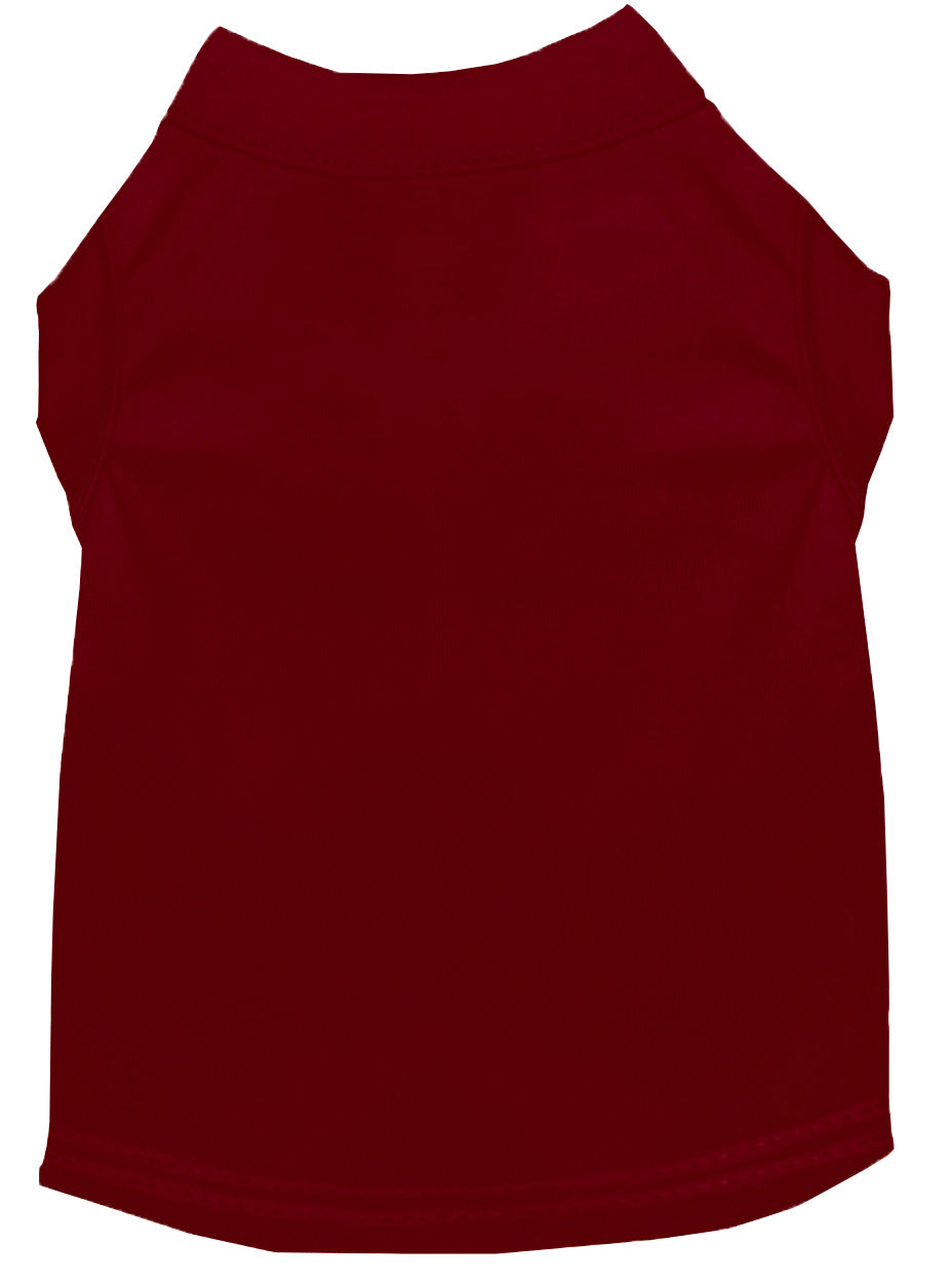 Plain Pet Shirts Maroon 6x GreatEagleInc