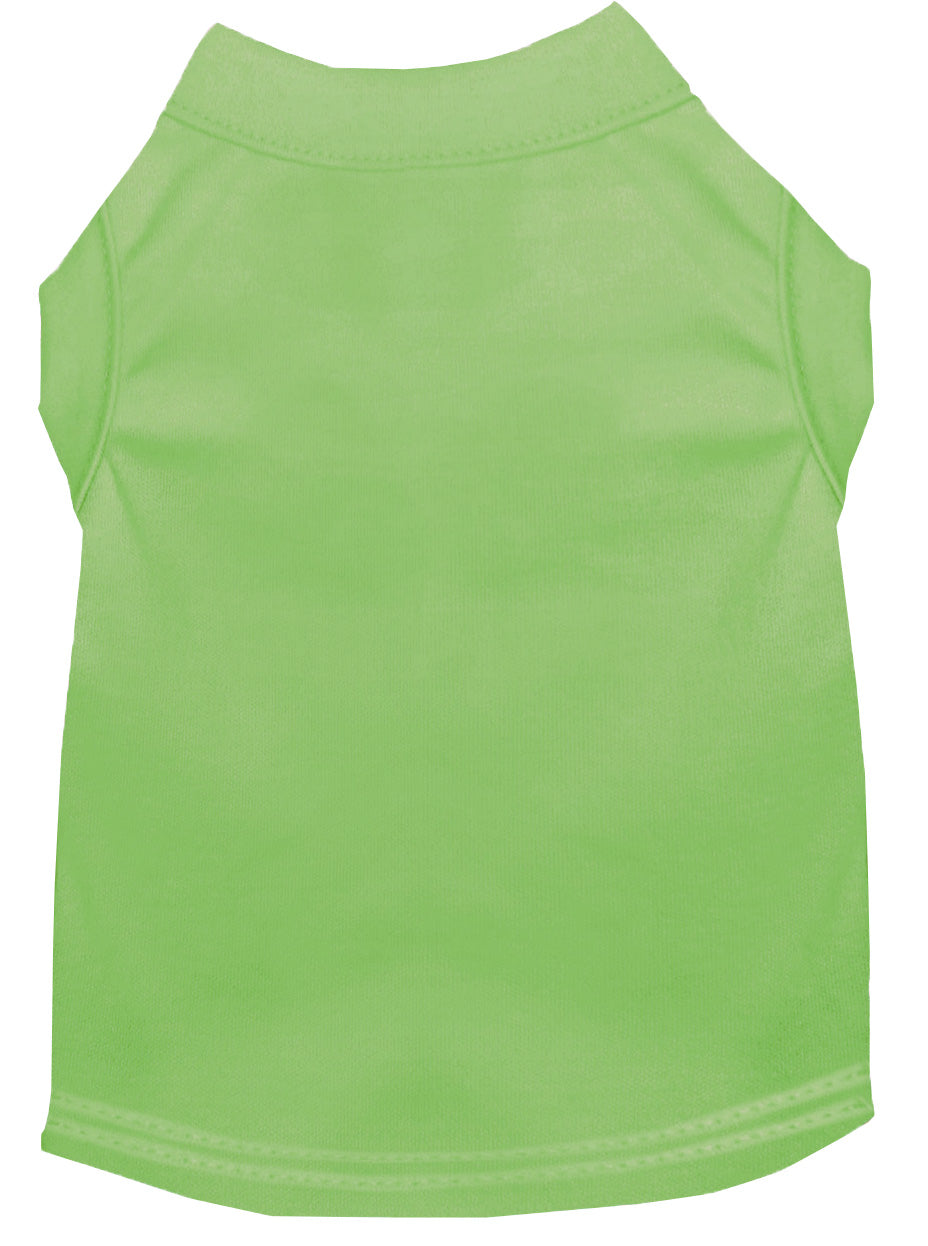 Plain Pet Shirts Lime Green Xs GreatEagleInc