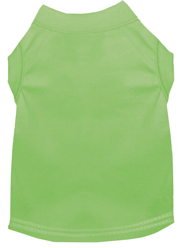 Plain Pet Shirts Lime Green Xs GreatEagleInc