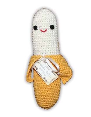 Knit Knacks Chiquito Banano Organic Cotton Small Dog Toy GreatEagleInc