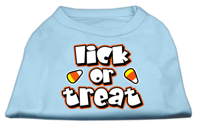 Lick Or Treat Screen Print Shirts Baby Blue M GreatEagleInc