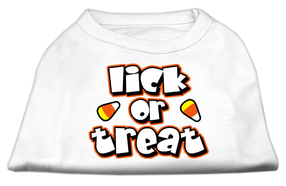 Lick Or Treat Screen Print Shirts White Xs GreatEagleInc