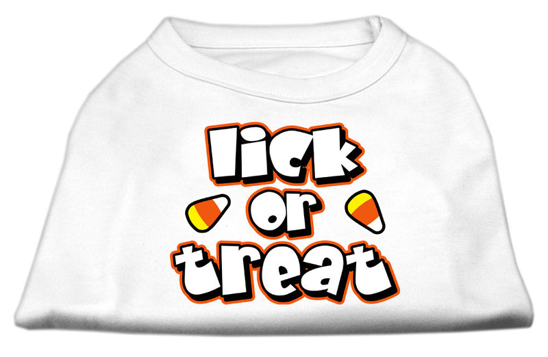 Lick Or Treat Screen Print Shirts White Xs GreatEagleInc