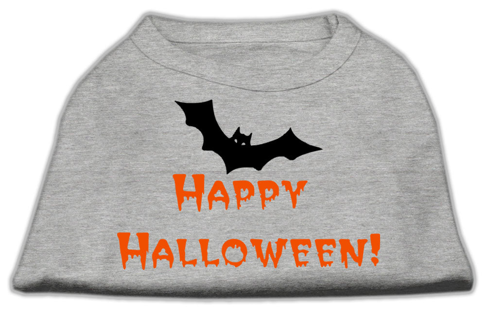 Happy Halloween Screen Print Shirts Grey Xxl GreatEagleInc