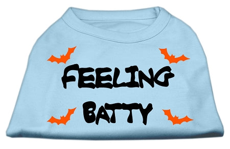 Feeling Batty Screen Print Shirts Baby Blue Lg GreatEagleInc