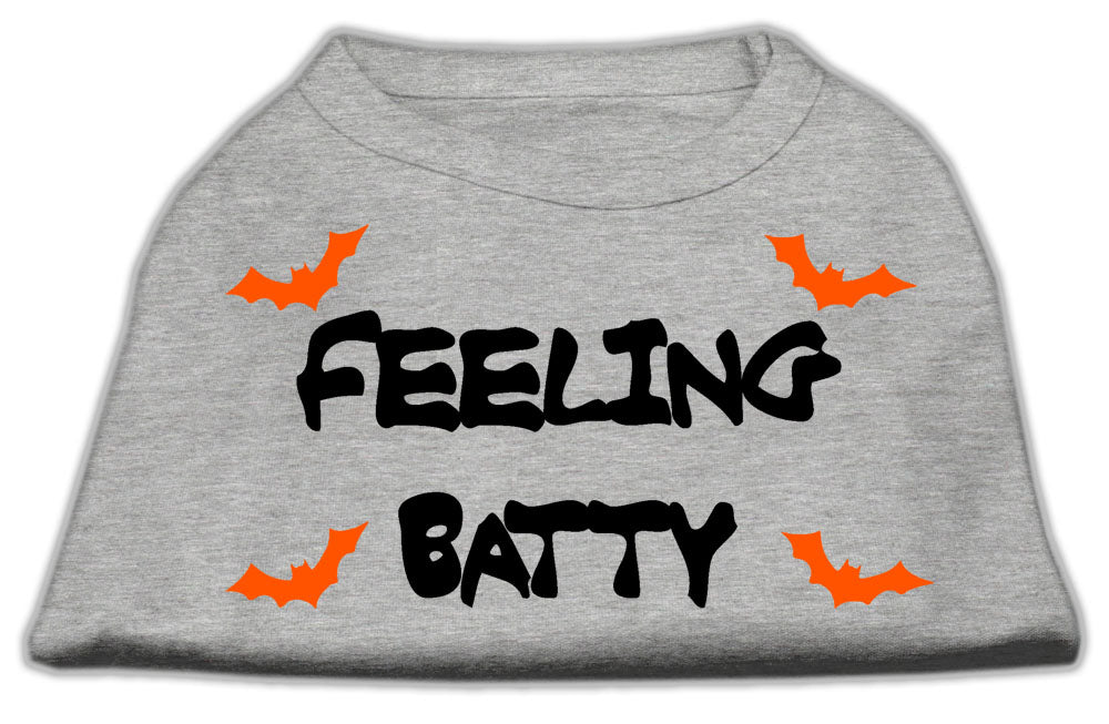 Feeling Batty Screen Print Shirts Grey Lg GreatEagleInc