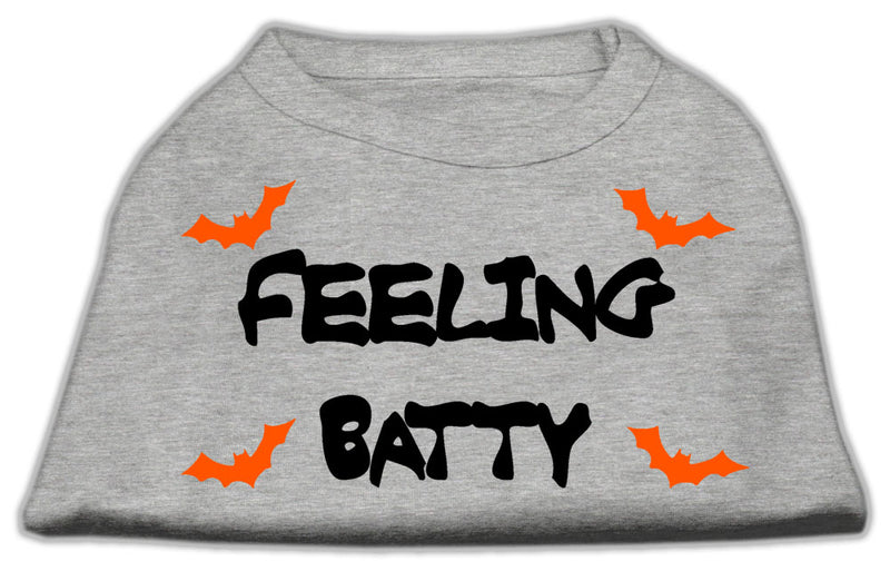 Feeling Batty Screen Print Shirts Grey Med GreatEagleInc