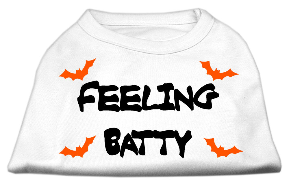 Feeling Batty Screen Print Shirts White Xs GreatEagleInc