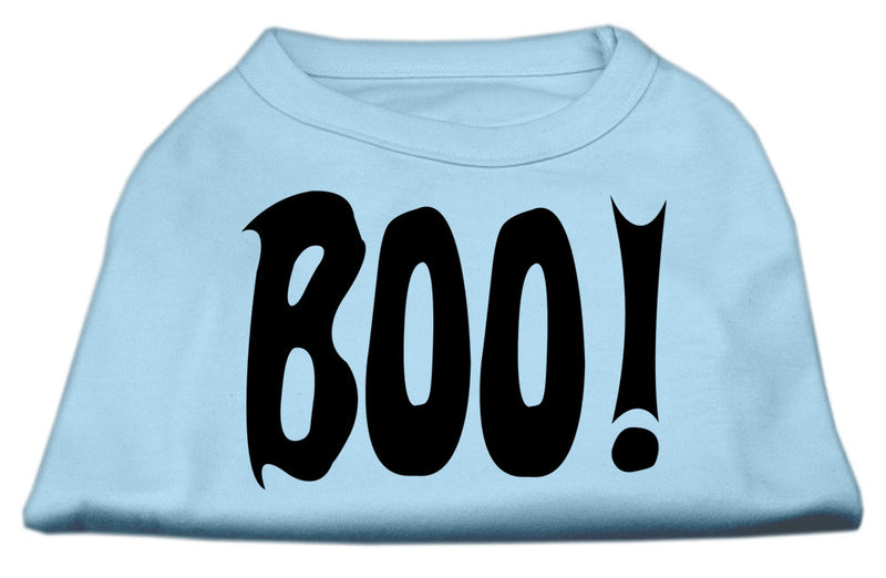 Boo! Screen Print Shirts Baby Blue Lg GreatEagleInc