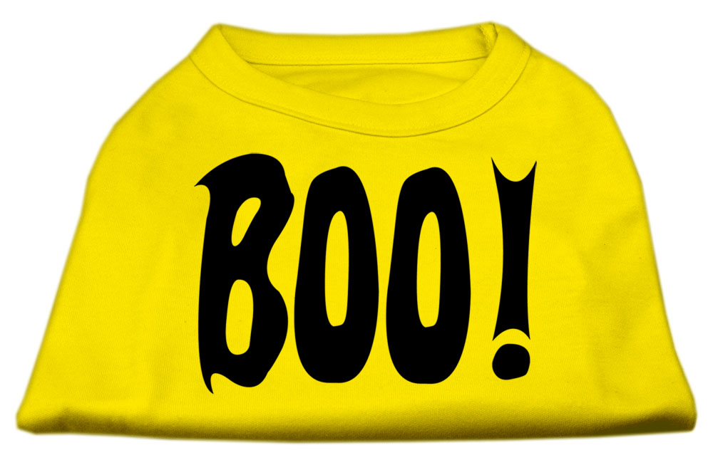 Boo! Screen Print Shirts Yellow Lg GreatEagleInc