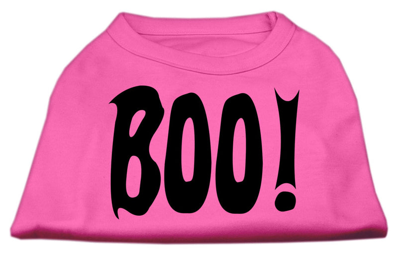 Boo! Screen Print Shirts Bright Pink Med GreatEagleInc