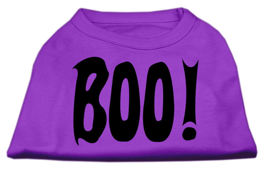 Boo! Screen Print Shirts Purple Med GreatEagleInc