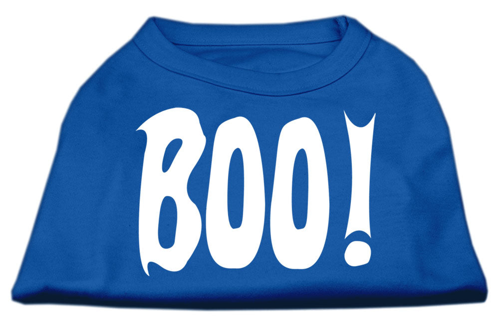 Boo! Screen Print Shirts Blue Sm GreatEagleInc