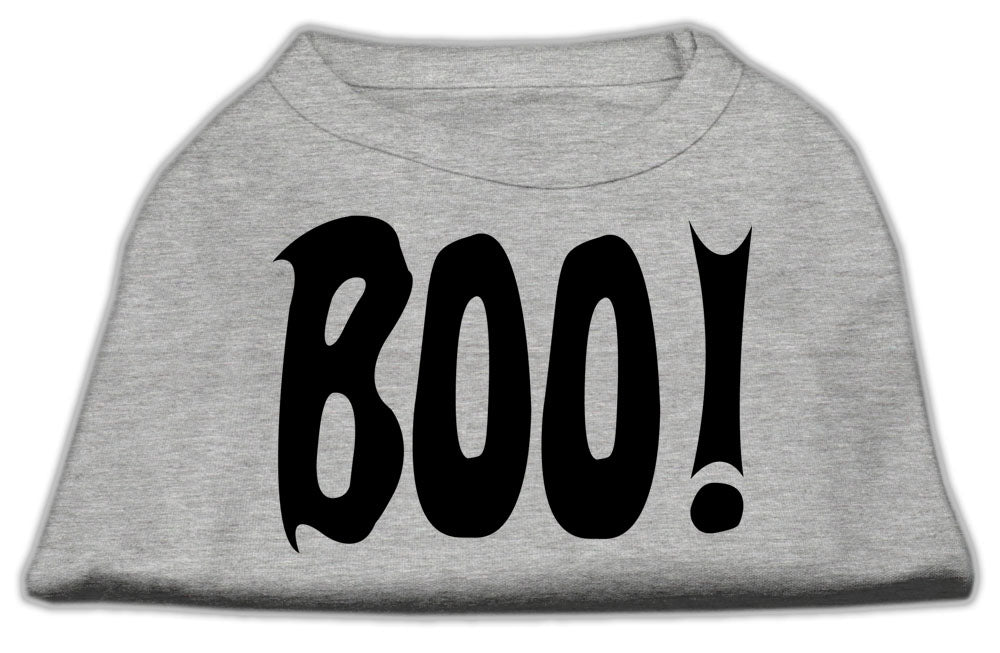 Boo! Screen Print Shirts Grey Xs Default Title