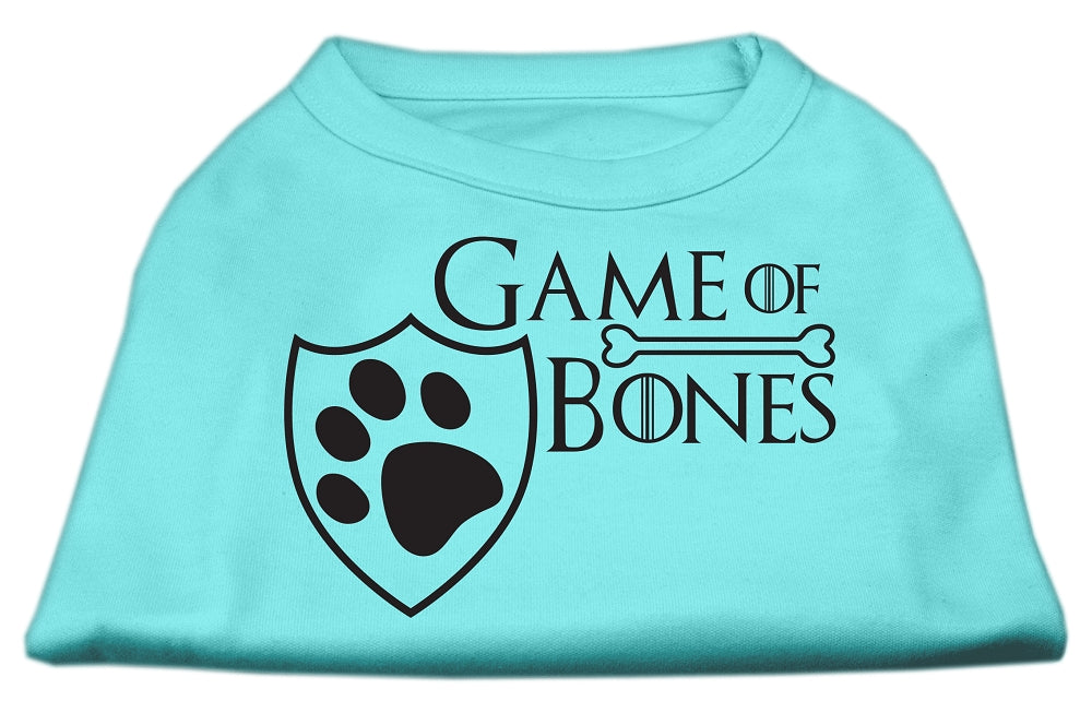 Game Of Bones Screen Print Dog Shirt Aqua Med Default Title