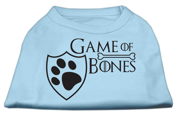 Game Of Bones Screen Print Dog Shirt Baby Blue Xxl Default Title