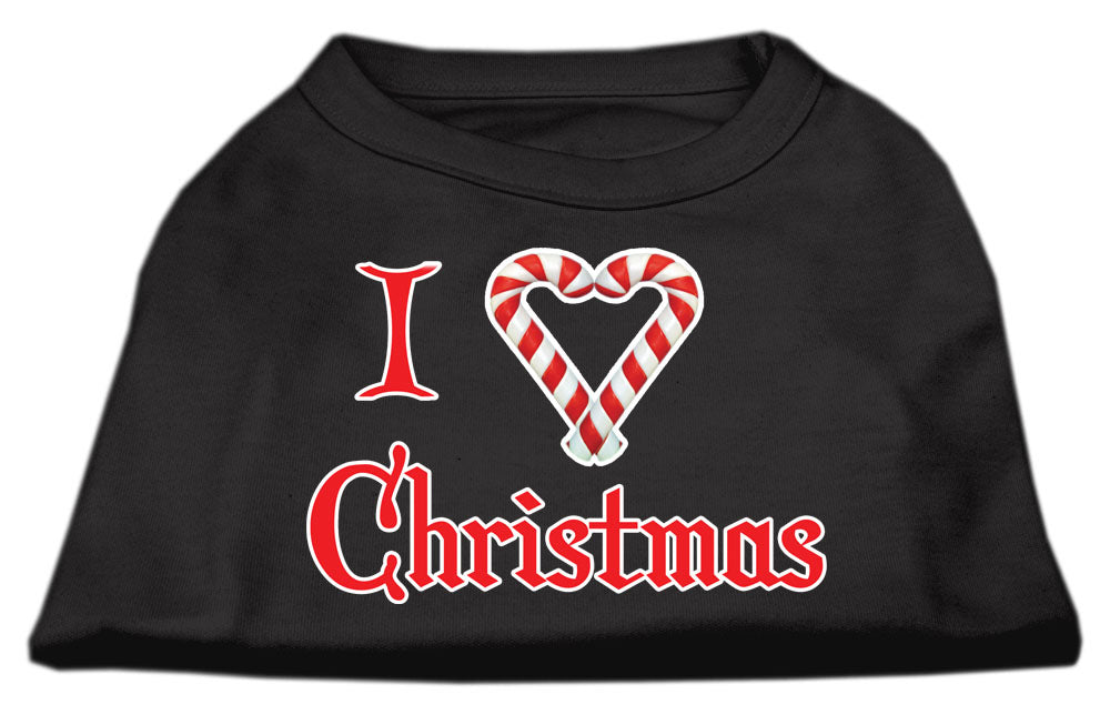 I Heart Christmas Screen Print Shirt Black Sm Default Title