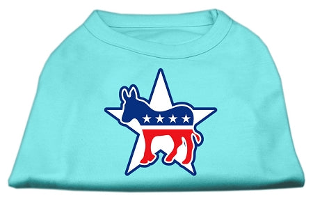 Democrat Screen Print Shirts Aqua L GreatEagleInc