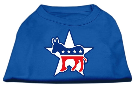 Democrat Screen Print Shirts Blue Lg GreatEagleInc