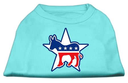 Democrat Screen Print Shirts Aqua M GreatEagleInc