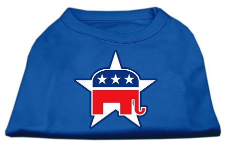 Republican Screen Print Shirts Blue Med GreatEagleInc
