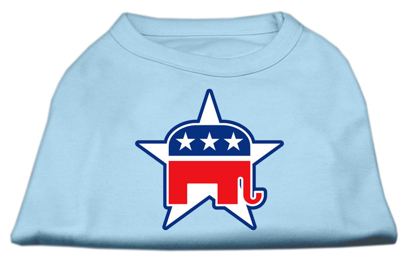 Republican Screen Print Shirts Baby Blue Xxl GreatEagleInc