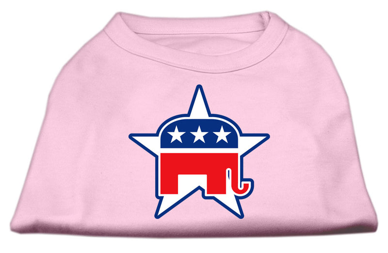 Republican Screen Print Shirts Light Pink Xxl GreatEagleInc