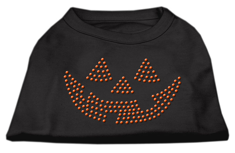 Jack O' Lantern Rhinestone Shirts Black L GreatEagleInc