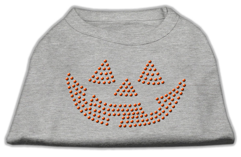 Jack O' Lantern Rhinestone Shirts Grey L GreatEagleInc