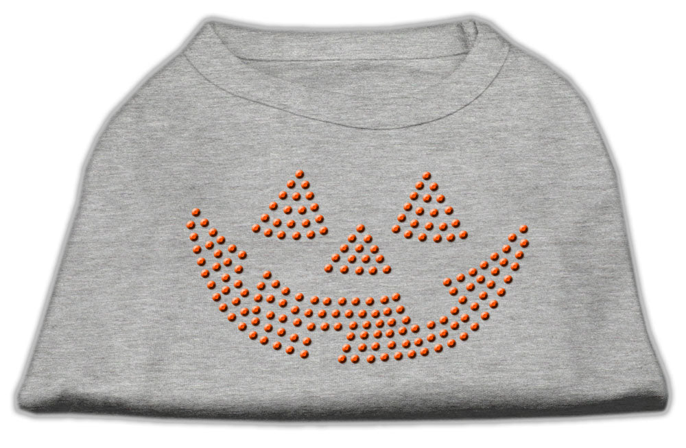 Jack O' Lantern Rhinestone Shirts Grey M GreatEagleInc