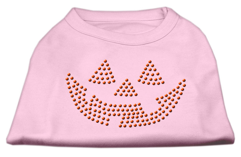 Jack O' Lantern Rhinestone Shirts Light Pink M GreatEagleInc