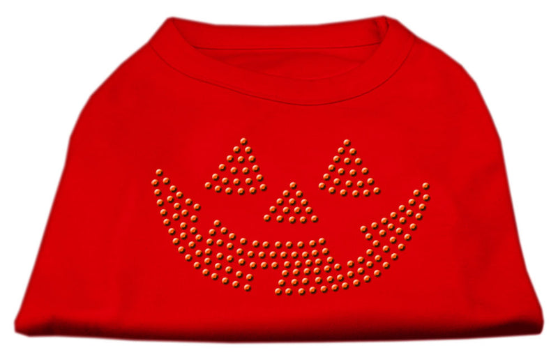 Jack O' Lantern Rhinestone Shirts Red S GreatEagleInc