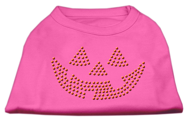 Jack O' Lantern Rhinestone Shirts Bright Pink Xxl GreatEagleInc