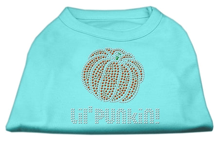 Lil' Punkin' Rhinestone Shirts Aqua M GreatEagleInc