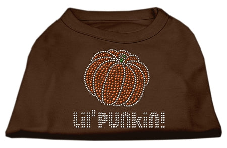 Lil' Punkin' Rhinestone Shirts Brown Med GreatEagleInc