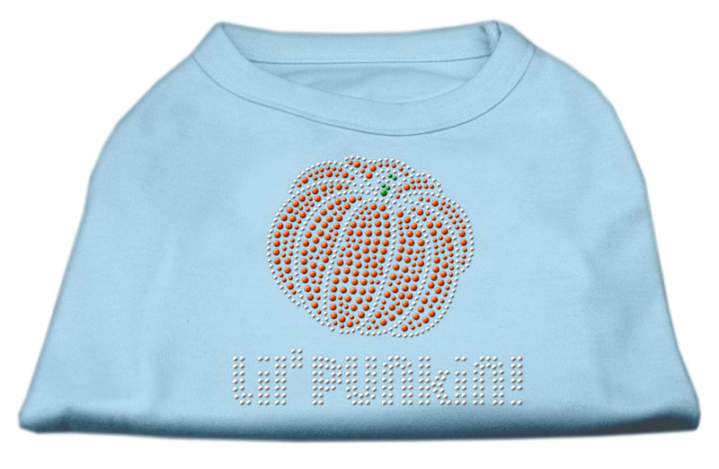 Lil' Punkin' Rhinestone Shirts Baby Blue Xl GreatEagleInc