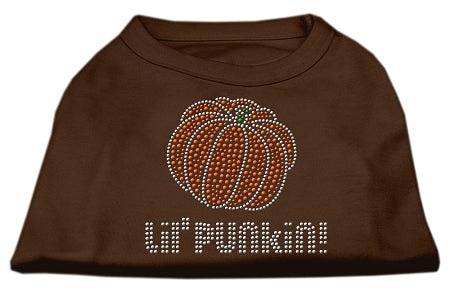 Lil' Punkin' Rhinestone Shirts Brown Xxxl GreatEagleInc
