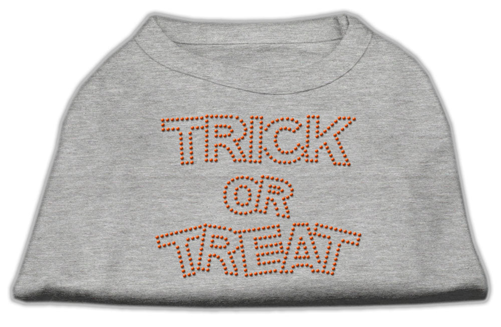 Trick Or Treat Rhinestone Shirts Grey Xxxl Default Title
