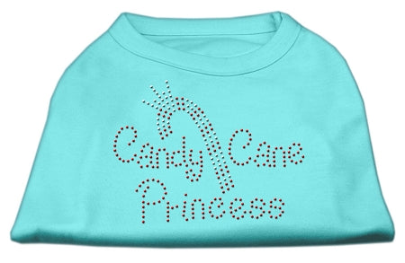 Candy Cane Princess Shirt Aqua L GreatEagleInc