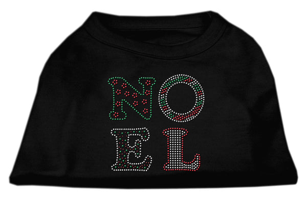Noel Rhinestone Dog Shirt Black Xs Default Title