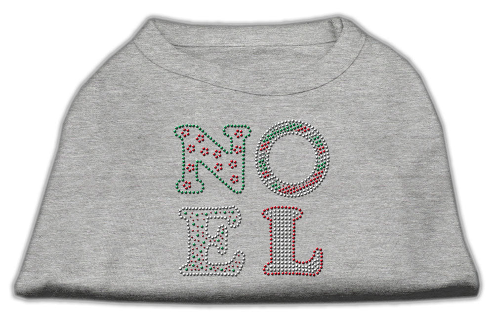 Noel Rhinestone Dog Shirt Grey Xxxl Default Title